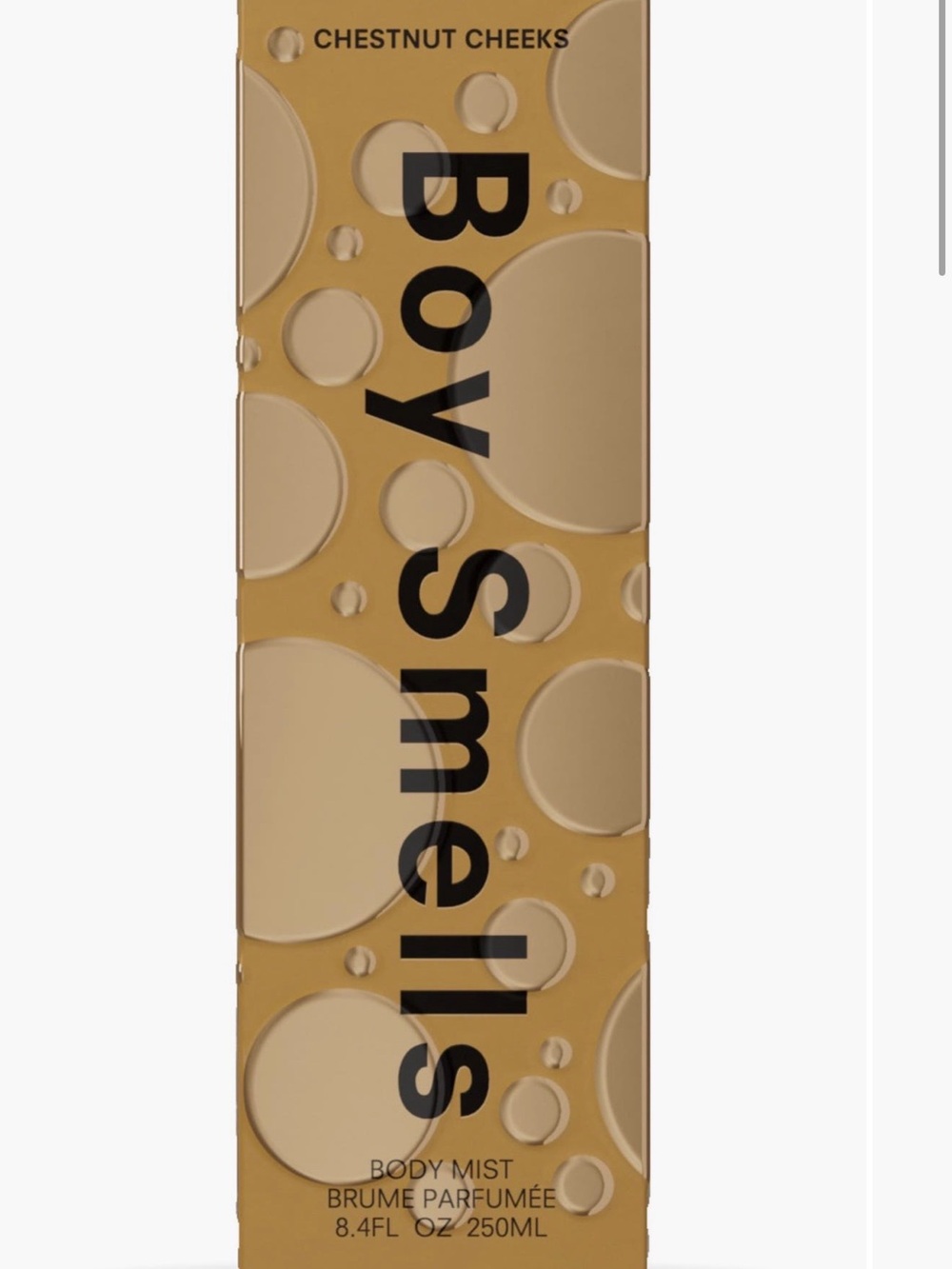 Boy Smells Body Mist and Shimmer in Chestnut Cheeks - BNIB, 100ML